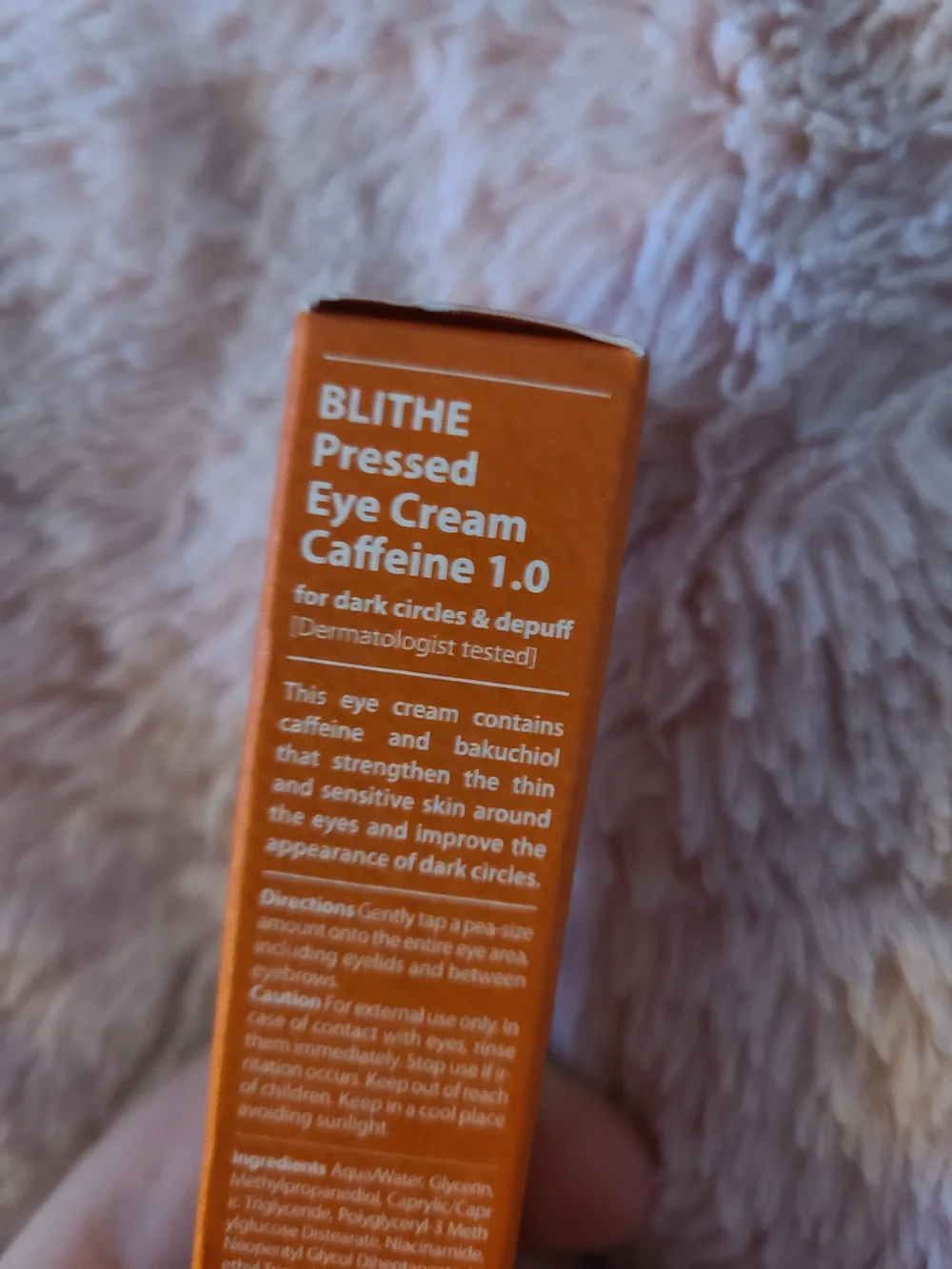 Blithe pressed eye